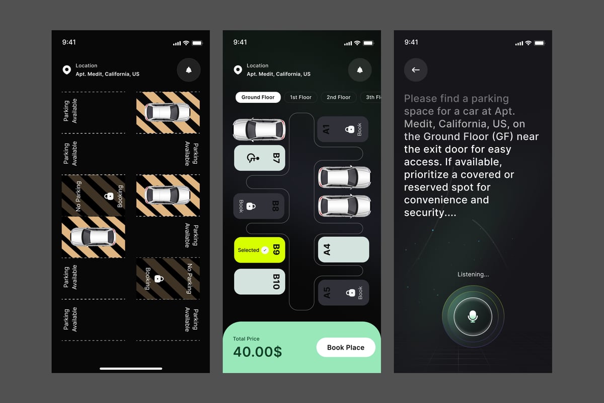 停车应用APP UI KIT (FIG)