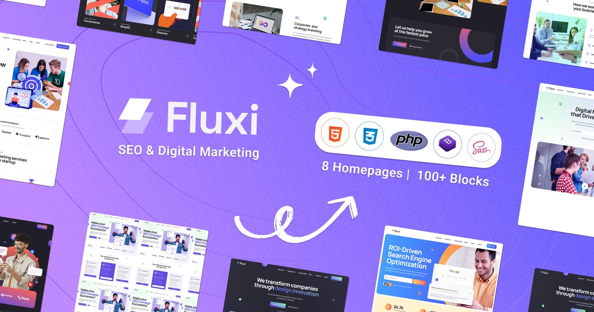 Fluxi – SEO 数字营销 PHP 模板