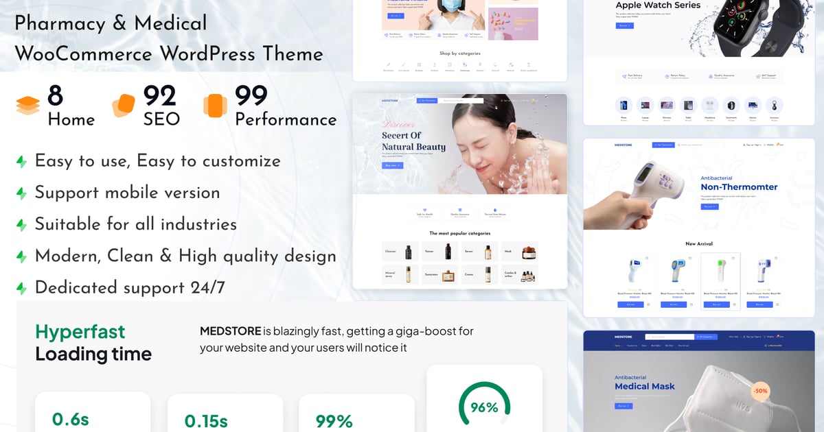 Medstore – 响应式 WooCommerce WordPress 主题
