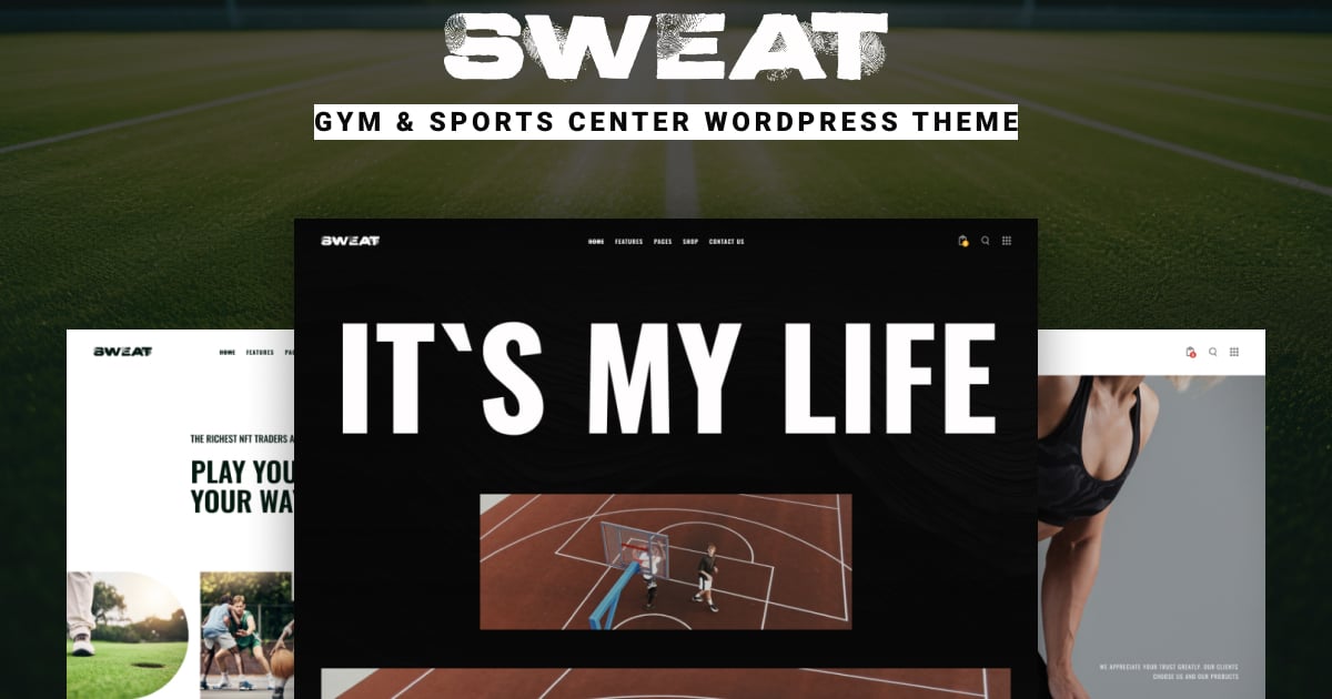 Sweat一款健身相关的 WordPress 主题