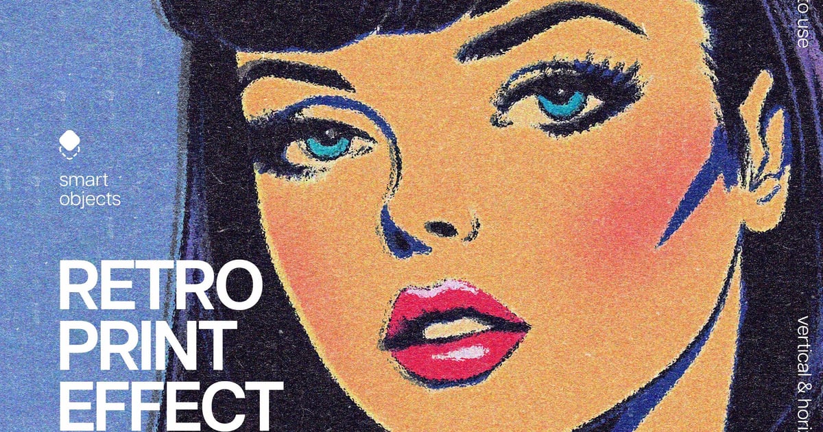 复古印花设计效果