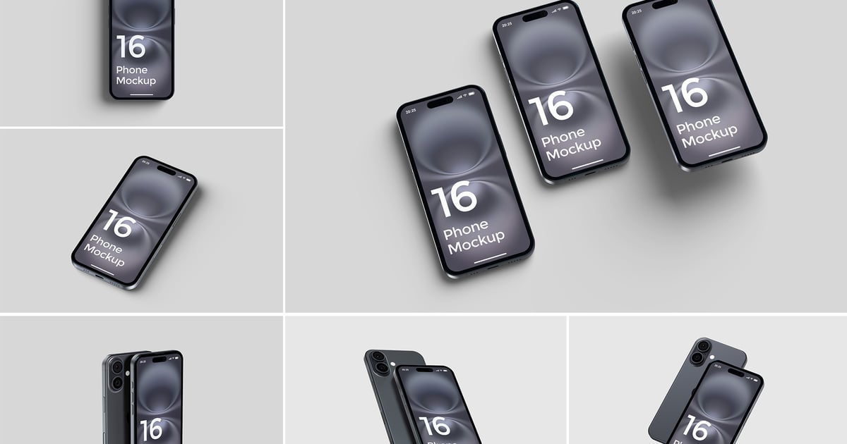 iPhone 16 – 应用演示模型