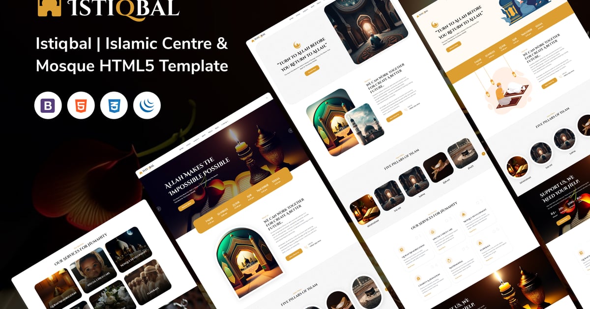 Istiqbal | 伊斯兰中心和清真寺 HTML5 模板