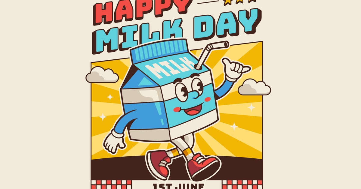 快乐牛奶日