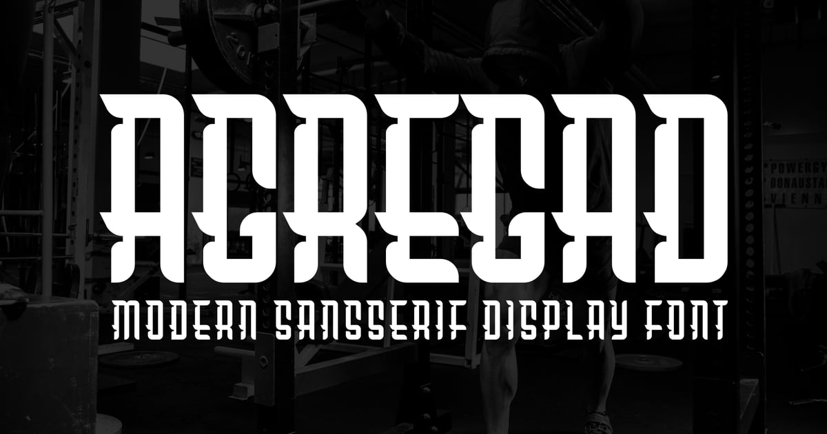 Agregad – 现代显示字体