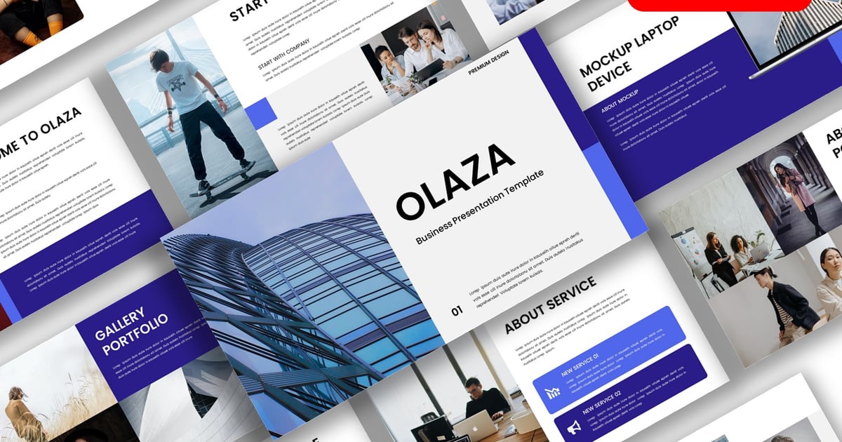 Olaza – 商业 PowerPoint 模板