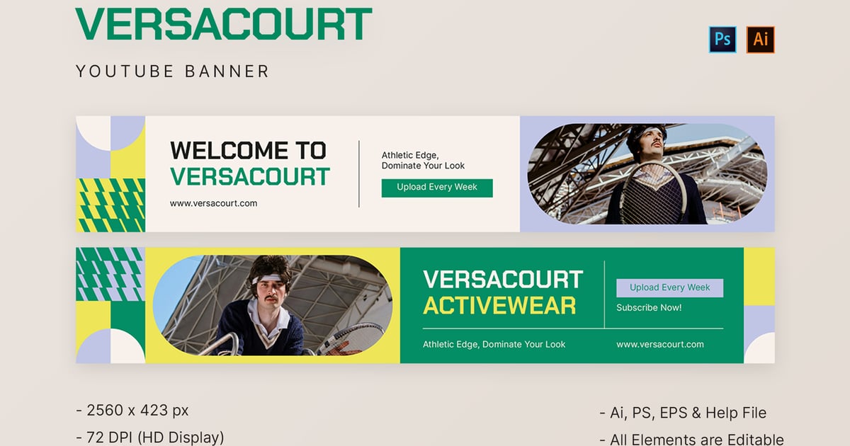 Versacourt – Youtube 横幅