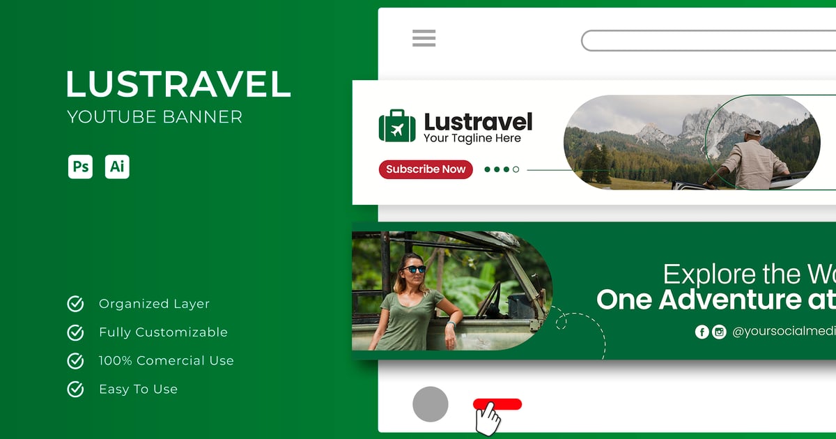 Lustravel – YouTube 横幅