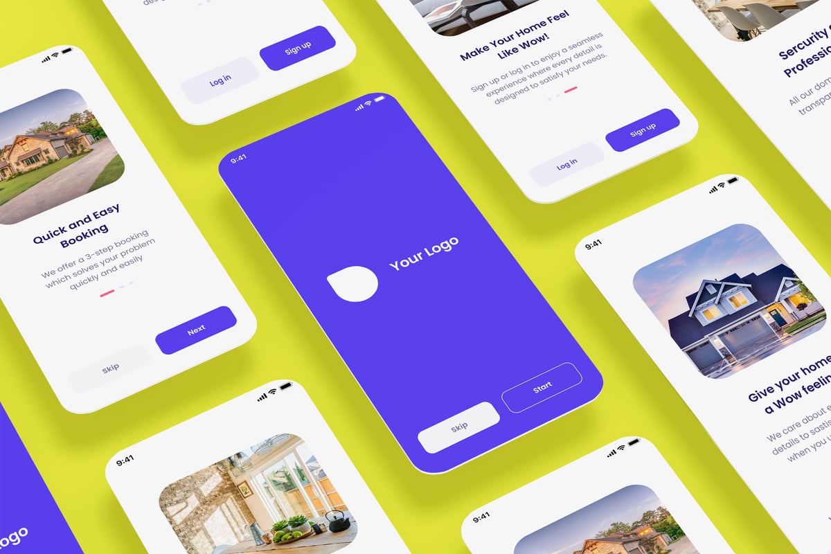 欢迎页登录屏幕应用APP UI KIT (FIG,SVG,XD,SKETCH,PSD)