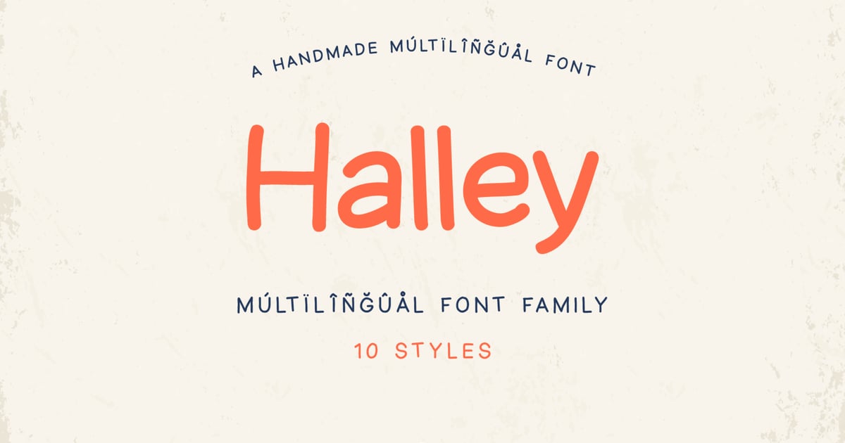 Halley 字体系列 – 10 种字体