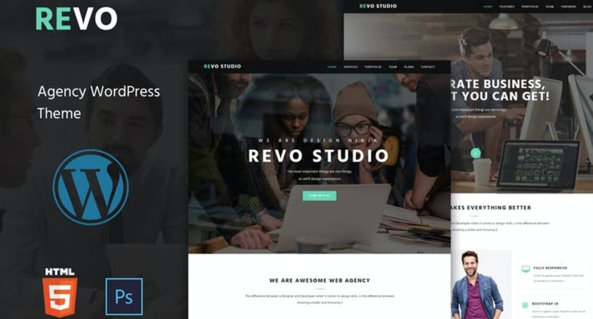 Revo Studio – 多用途 WordPress 主题