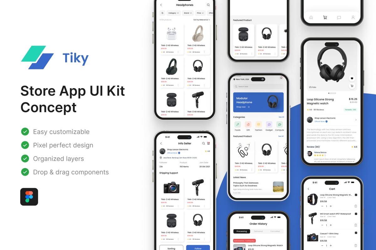 商店应用APP UI KIT (FIG)