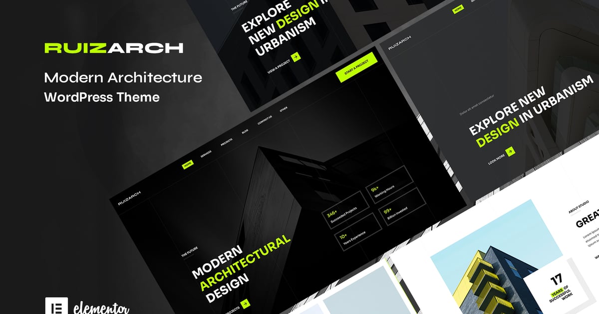 Ruizarch – 建筑与建筑 WordPress 主题