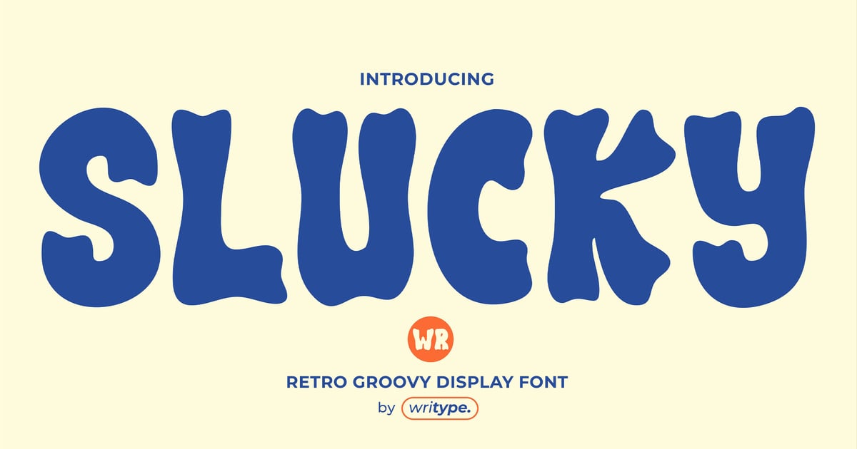 Slucky Display – 复古时髦字体