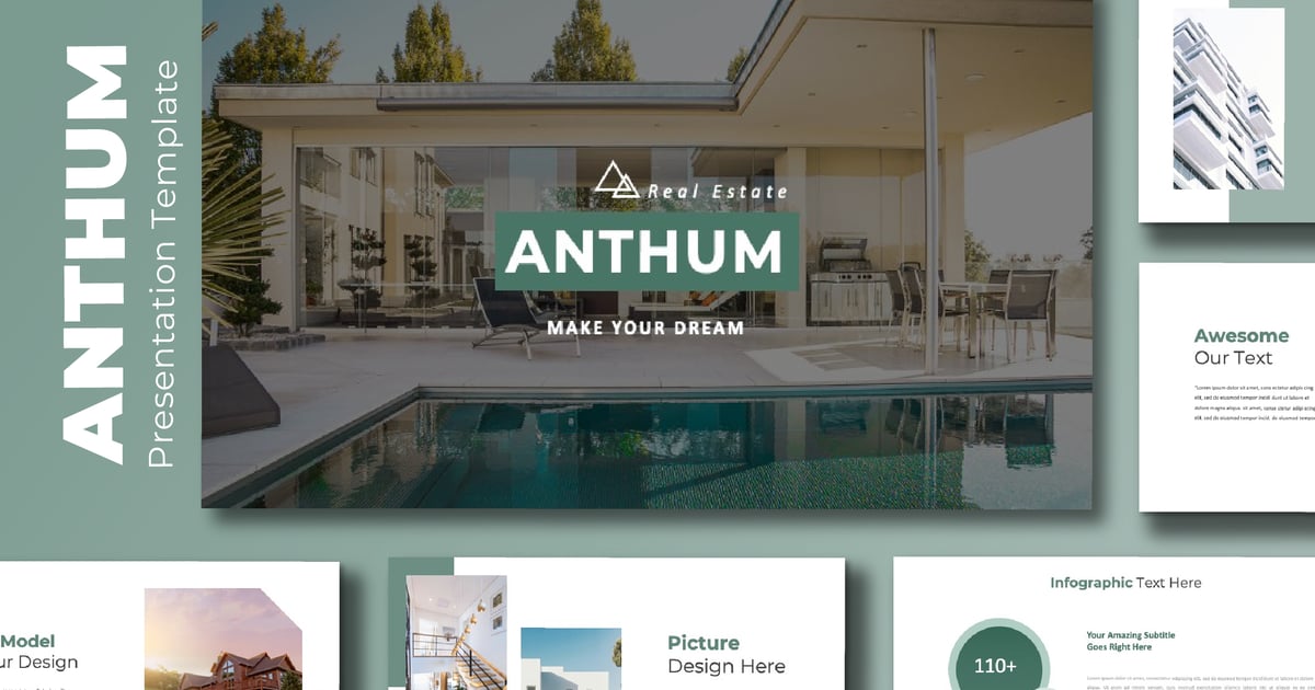 Anthum 房地产主题演讲模板