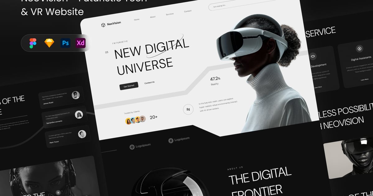 NeoVision – 未来科技和 VR 网站