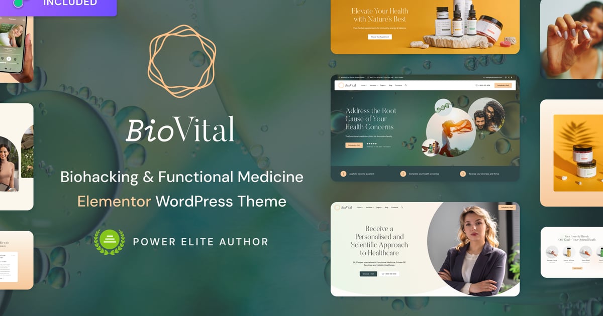 BioVital – 功能医学医生主题