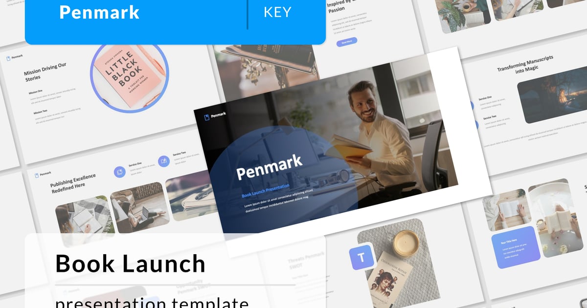 Penmark – 新书发布会主题演讲模板