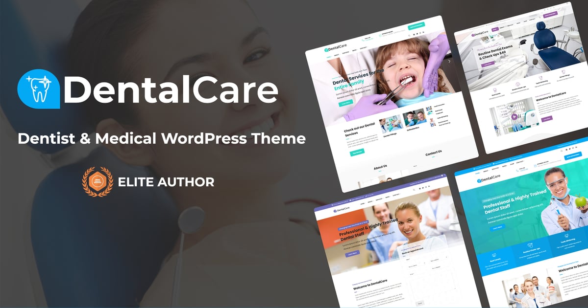 牙科护理 – 牙医和医疗 WordPress 主题
