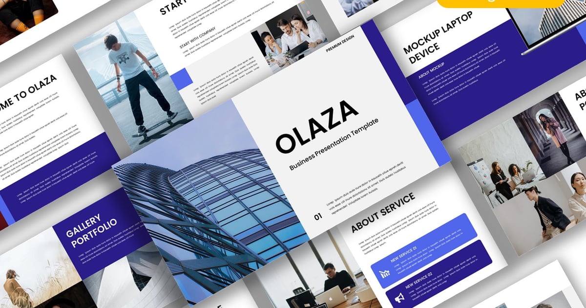 Olaza – 商业 Google 幻灯片模板