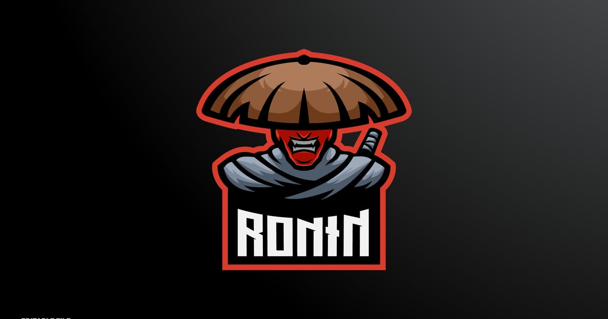 Ronin 电子竞技吉祥物标志