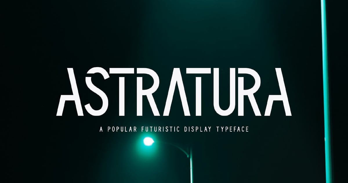 Astratura – 未来派字体