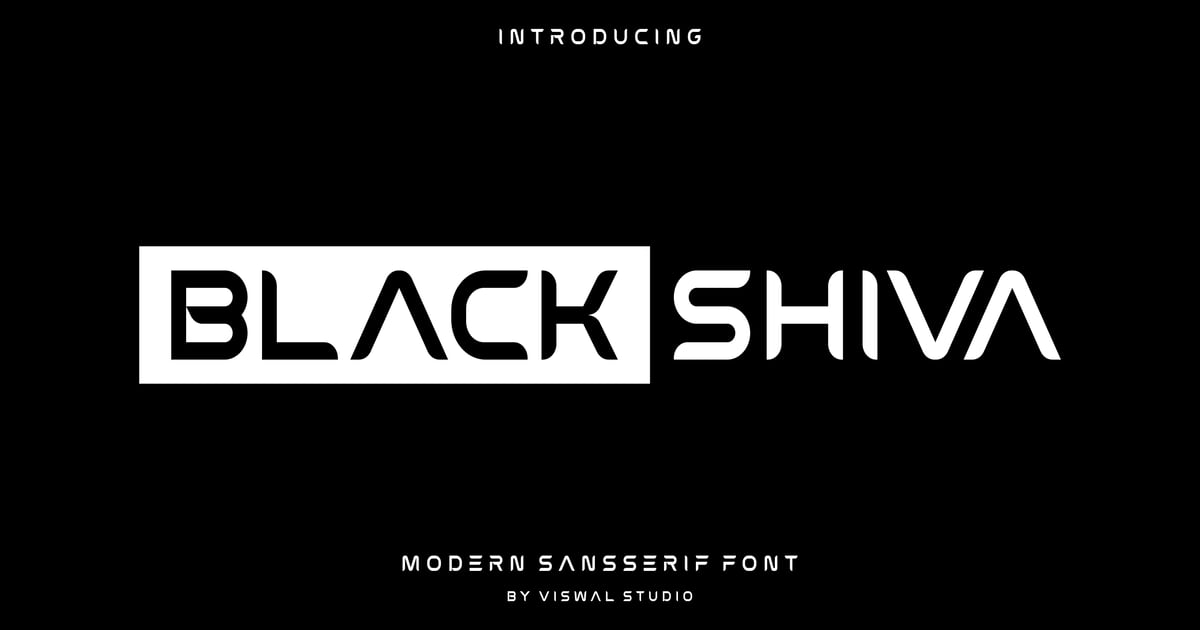 Black Shiva – 现代无字体