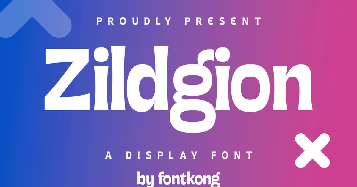 Zildgion – 粗体显示字体