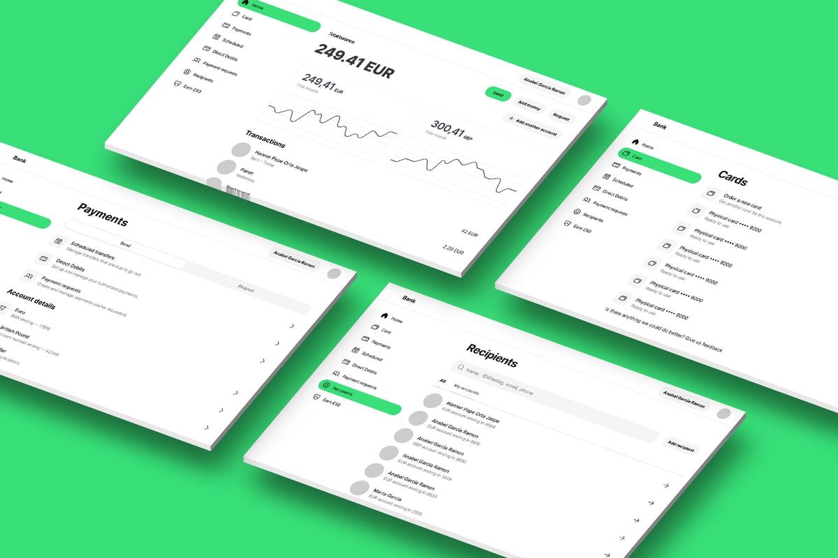 银行和财务分析仪表板Web应用APP UI KIT (FIG,XD,SVG,SKETCH,PSD)