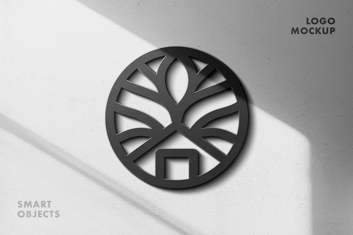 LOGO钢牌模型样机 (PSD)