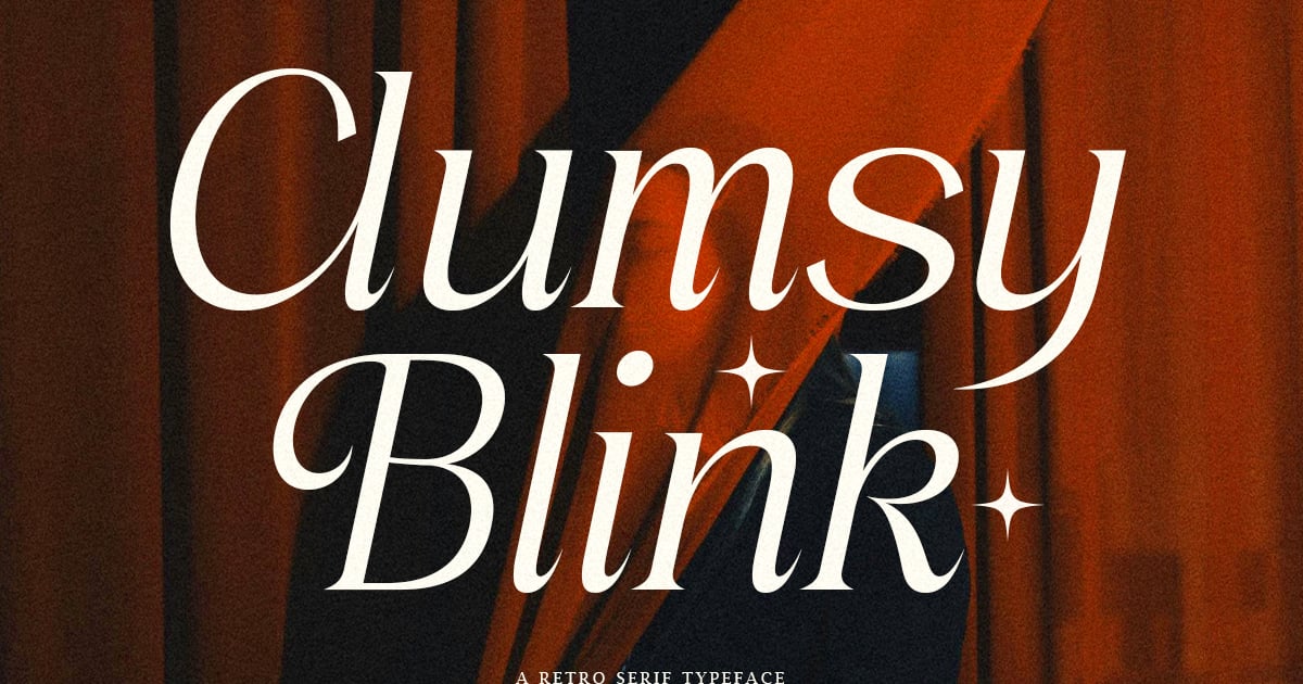Clumsy Blink – 优雅的现代标志字体
