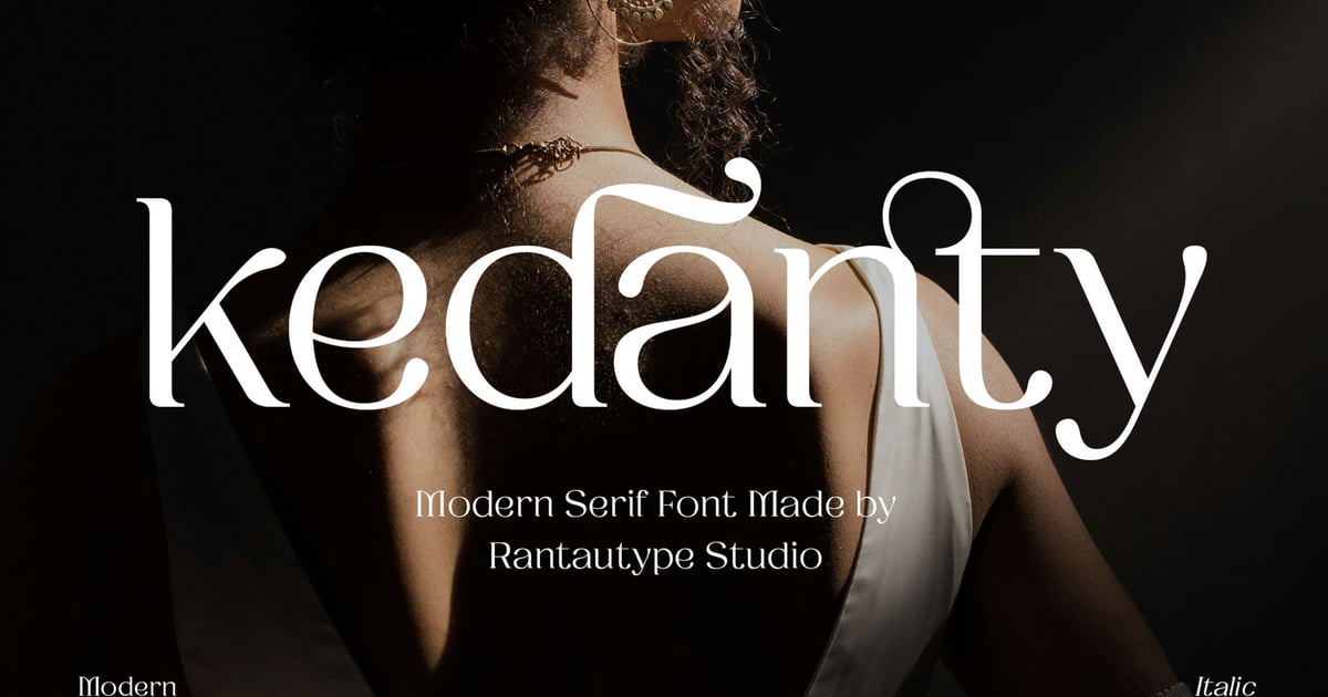 Kedanty 现代衬线字体