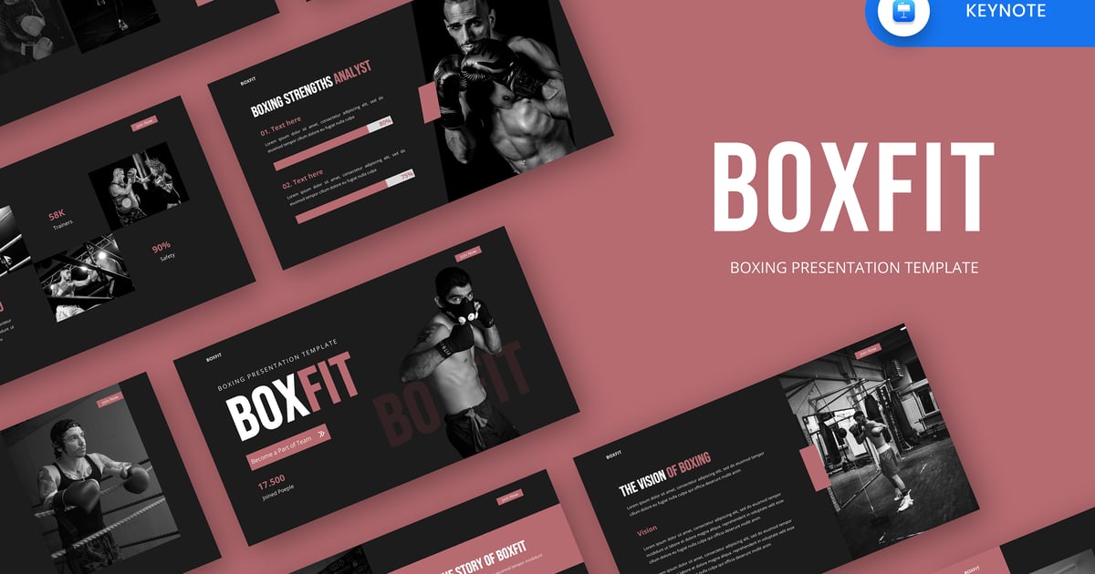 Boxfit – 拳击主题演讲模板