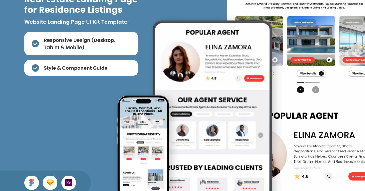 Eterna Residences – 房地产登陆页面