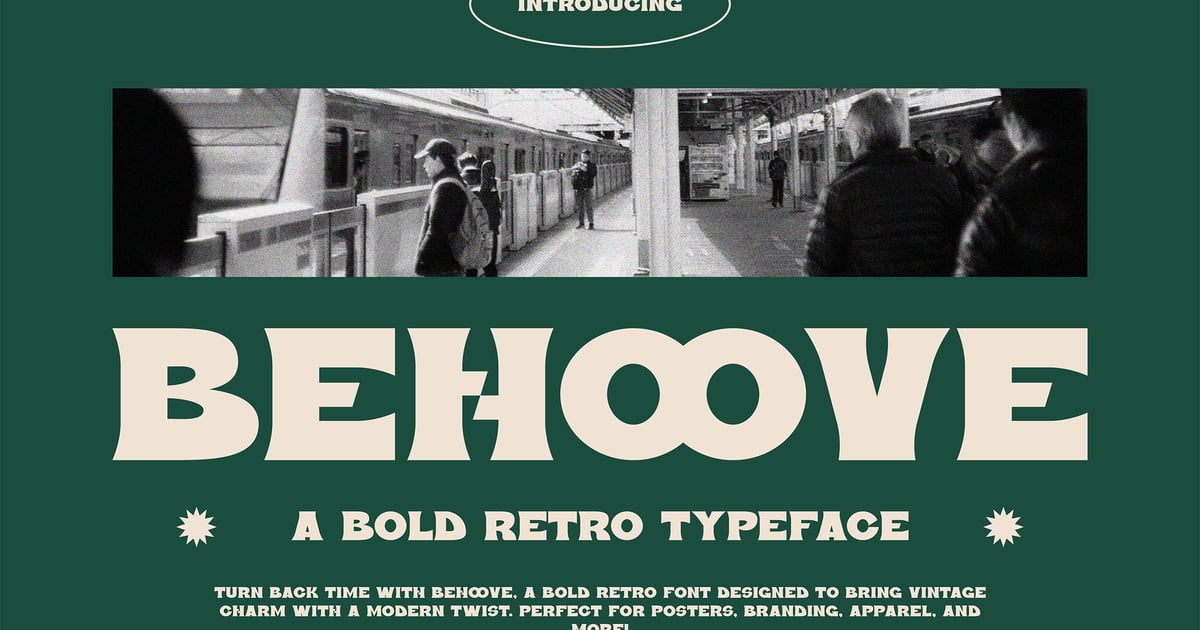 Behouve 复古字体
