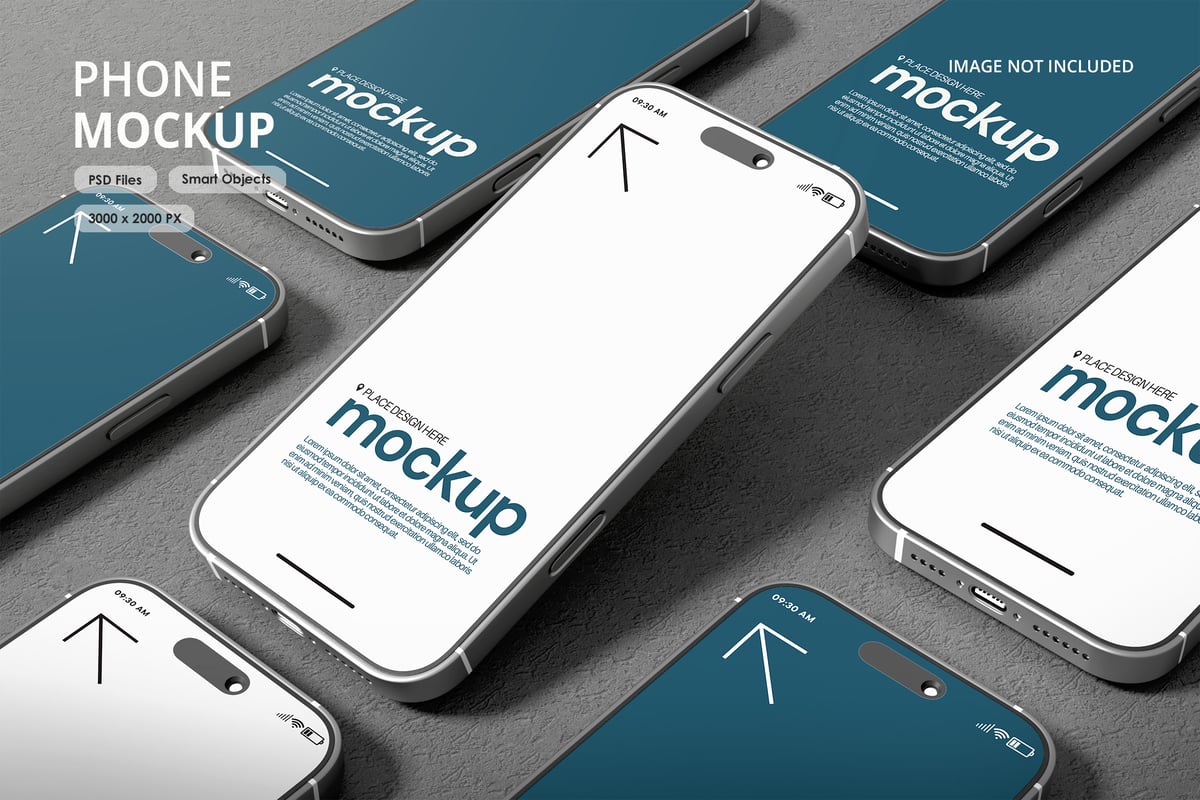 iPhone模型样机 (PSD)