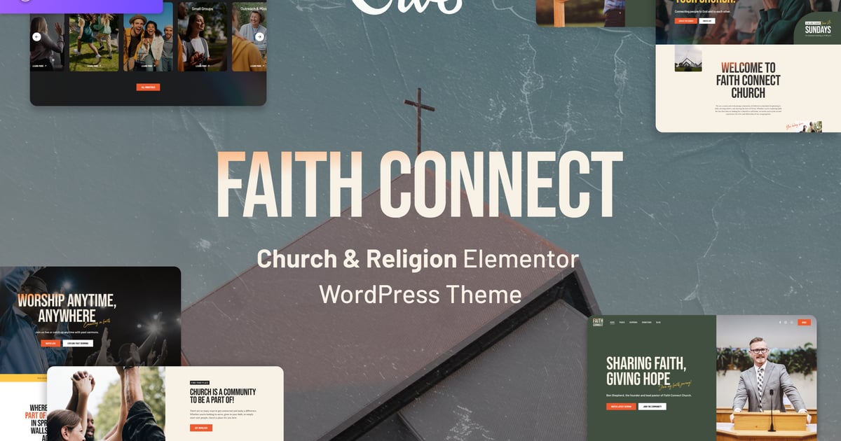 Faith Connect – 宗教与教堂 WordPress 主题