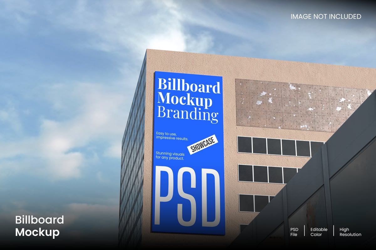 广告牌模型样机 (PSD)