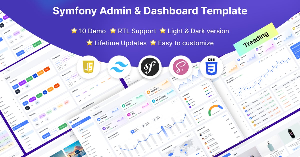 WowDash Tailwind CSS 多用途管理模板