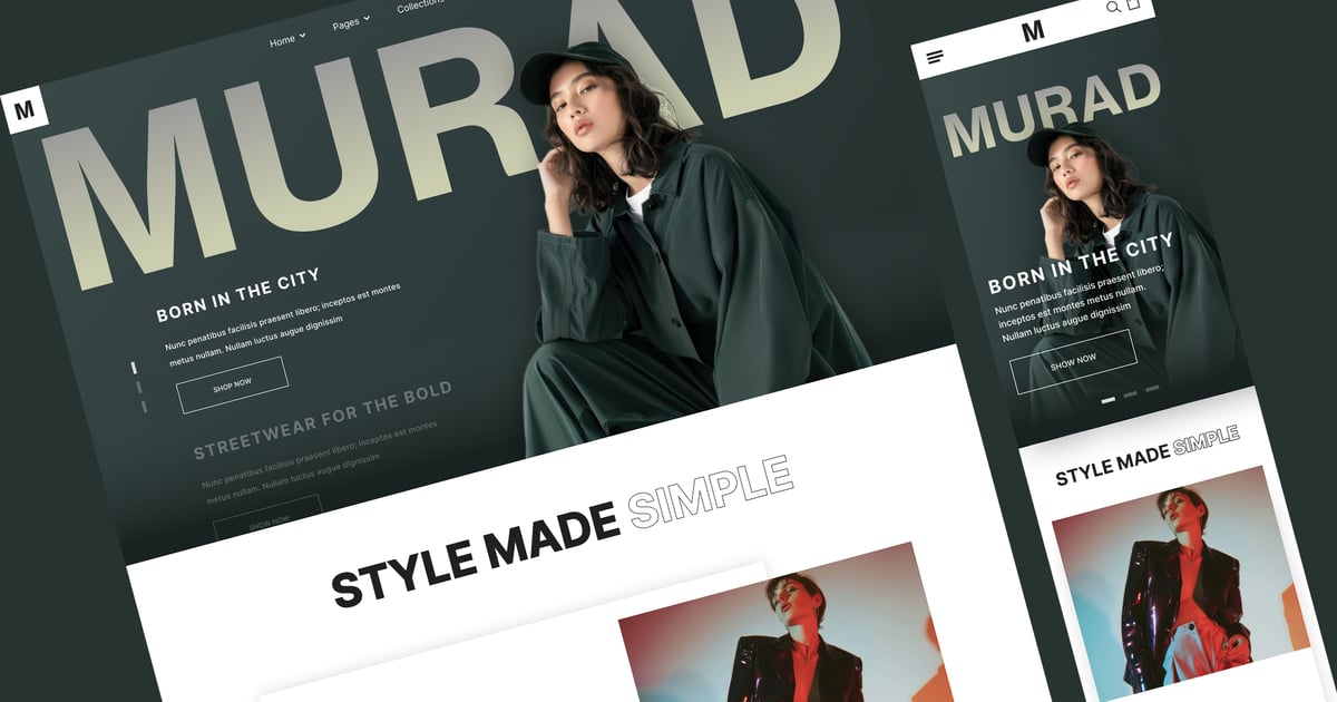 MURAD_时尚登陆页面