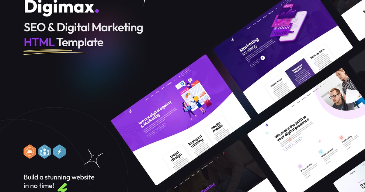 Digimax – SEO 和数字营销机构模板