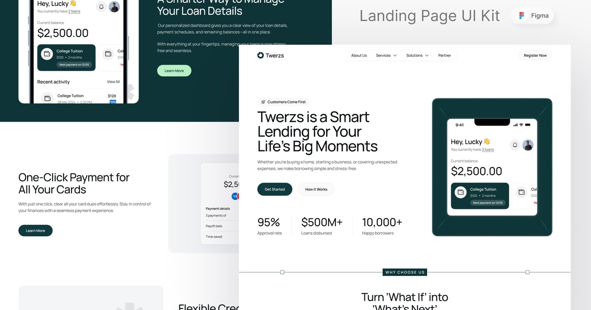 Twerzs – 住房贷款登陆页面