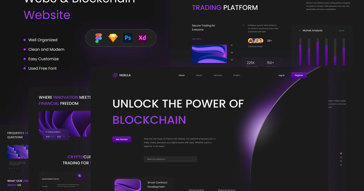 Nebula – Web3 和区块链网站