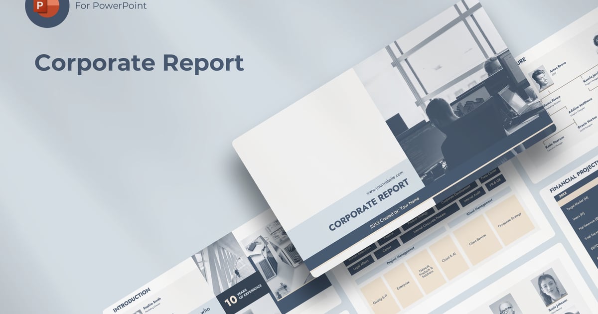 公司报告 PowerPoint