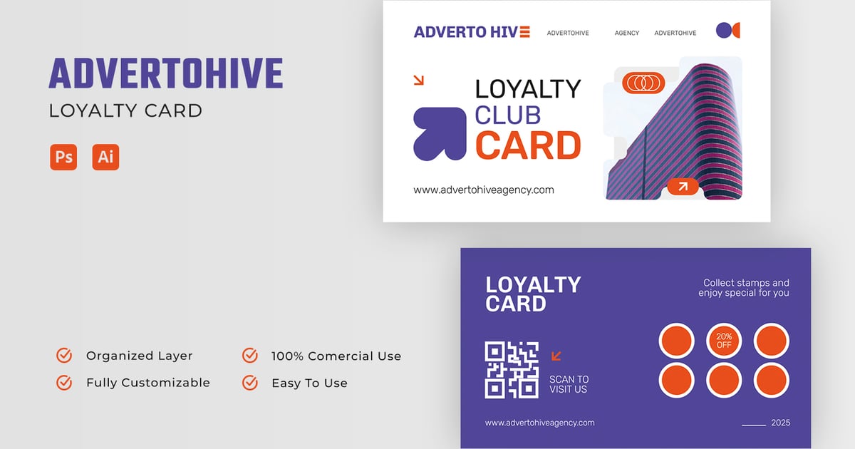 Advertohive 代理机构 – 会员卡