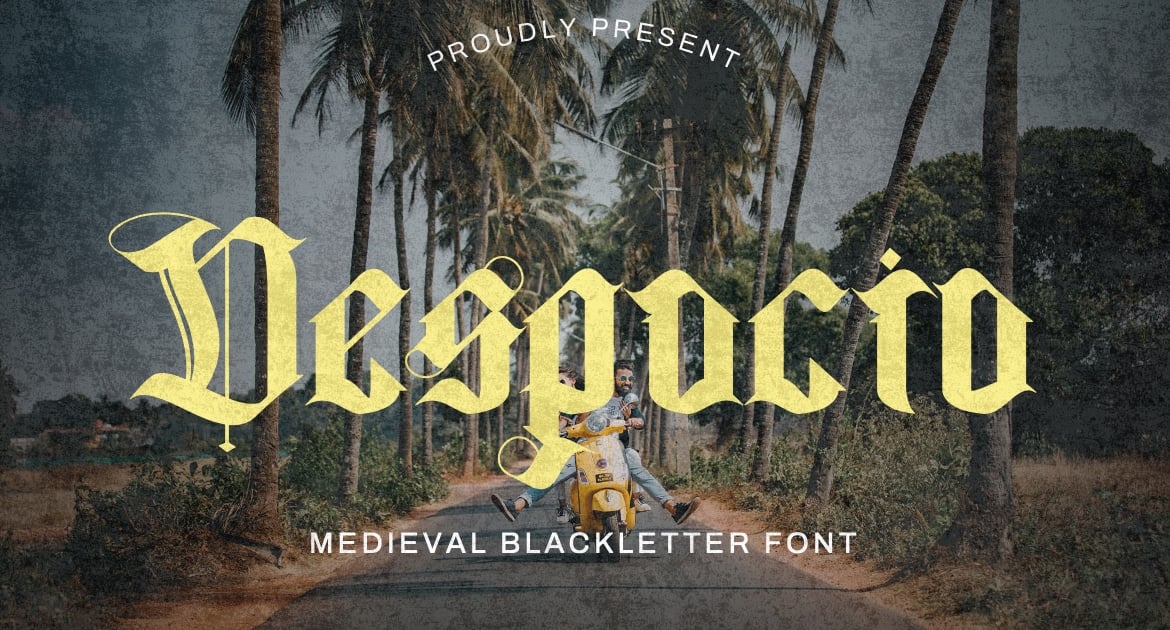 Despacio – 中世纪黑体字体