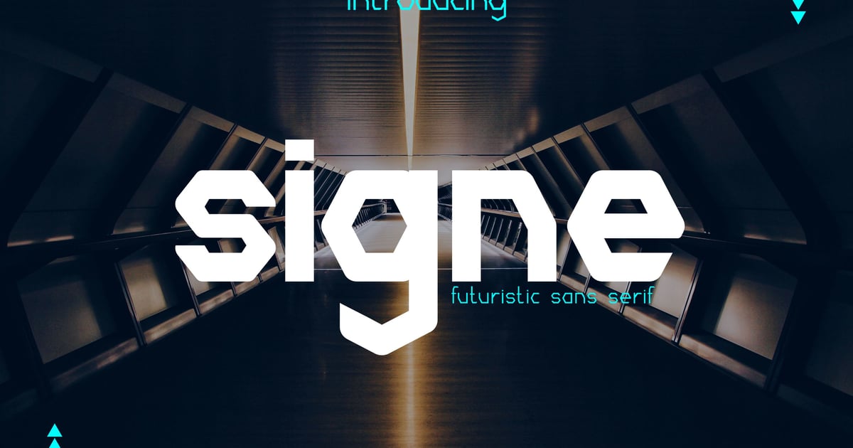 Signe Sans 未来主义显示屏