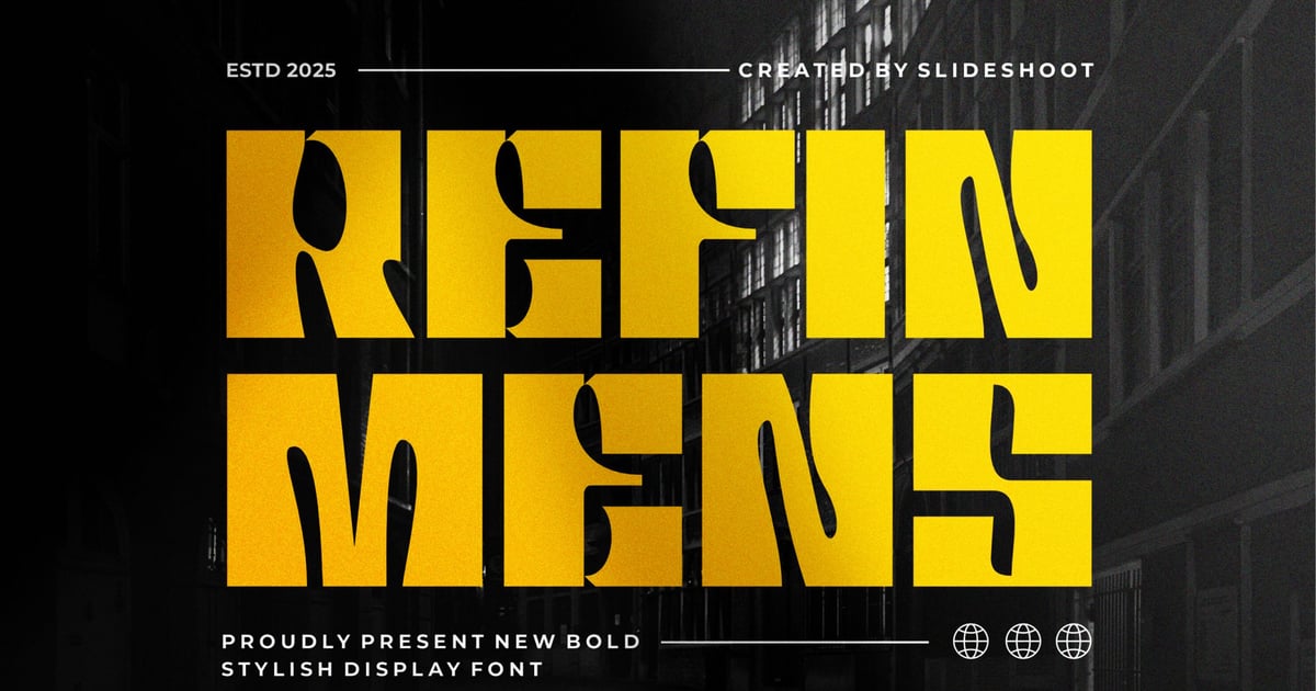 Refin Mens || 时尚显示字体