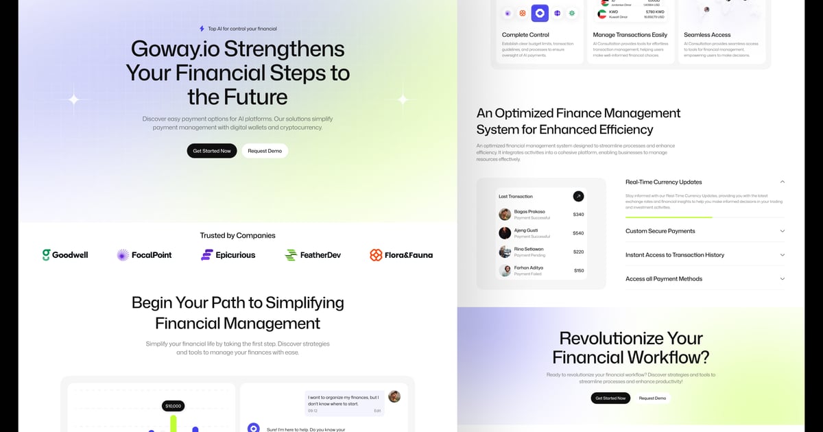 Goway.io – 金融网站