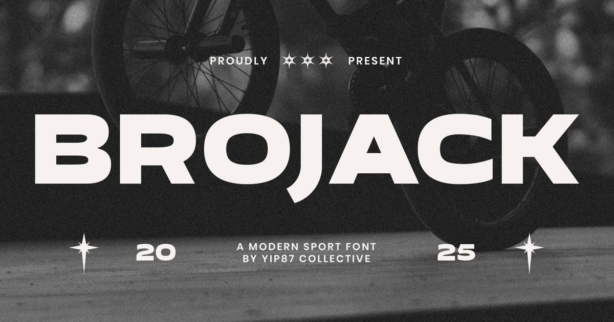 Brojack – 扩展且粗体的极限运动字体
